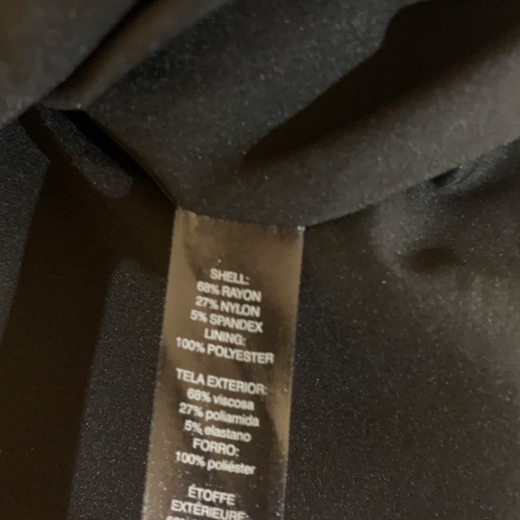 Chico’s Black/Tan/Ivory Lined Short Jacket sz0 - Picture 7 of 7